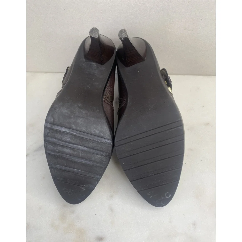 Michael Kors Shoes Womens 8 Brown Leather Stiletto High Heels Office Academia
